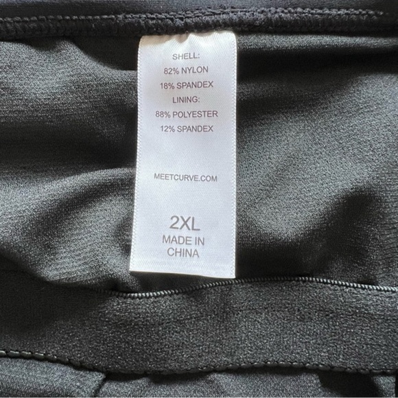 Meet Curve Black Classic Adjustable Stretch Straps One Piece Swimsuit. - Picture 11 of 16